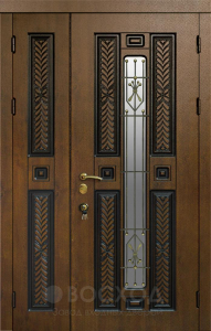 Фото стальная дверь Парадная дверь №353 с отделкой Массив дуба