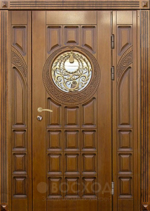 Фото стальная дверь Парадная дверь №83 с отделкой Массив дуба