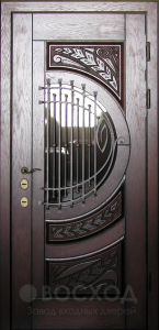 Фото стальная дверь Парадная дверь №399 с отделкой Массив дуба