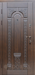 Фото  Стальная дверь Массив дуба №1 с отделкой Массив дуба