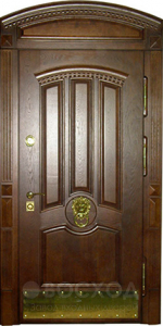 Фото стальная дверь Элитная дверь №19 с отделкой Массив дуба