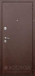 Фото стальная дверь Трёхконтурная дверь с зеркалом №2 с отделкой Порошковое напыление
