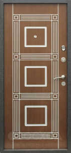 Фото  Стальная дверь МДФ №392 с отделкой Ламинат