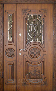 Фото стальная дверь Парадная дверь №119 с отделкой Массив дуба