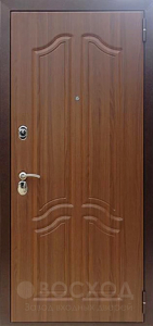 Фото стальная дверь С зеркалом и терморазрывом №84 с отделкой МДФ Шпон
