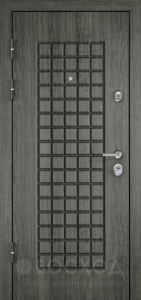 Фото  Стальная дверь Серая металлическая дверь №388 с отделкой 