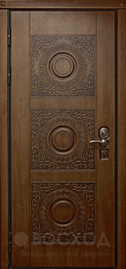 Фото  Стальная дверь Массив дуба №2 с отделкой Массив дуба