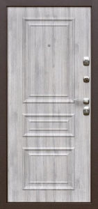 Фото  Стальная дверь МДФ №519 с отделкой МДФ Шпон