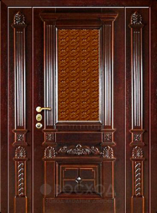 Фото стальная дверь Парадная дверь №3 с отделкой Массив дуба