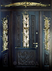 Фото стальная дверь Парадная дверь №27 с отделкой Массив дуба
