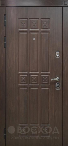 Фото  Стальная дверь МДФ №144 с отделкой Массив дуба