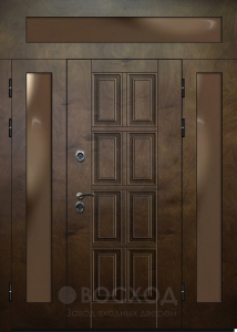Дверь с фрамугой №10 - фото
