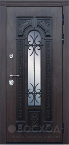 Фото стальная дверь Парадная дверь №387 с отделкой Массив дуба