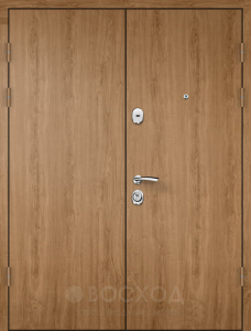 Фото стальная дверь Двойная дверь в квартиру №6 с отделкой МДФ ПВХ