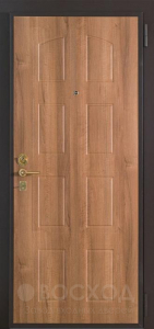 Фото стальная дверь Трёхконтурная дверь с зеркалом №8 с отделкой Порошковое напыление