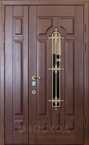 Фото стальная дверь Парадная дверь №406 с отделкой Массив дуба