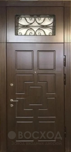 Дверь с фрамугой №17 - фото