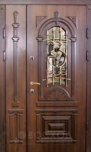 Фото стальная дверь Парадная дверь №79 с отделкой Массив дуба