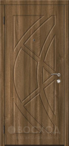 Фото  Стальная дверь МДФ №508 с отделкой Ламинат