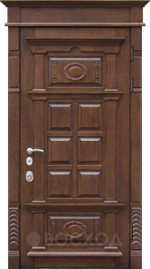 Фото стальная дверь Элитная дверь №29 с отделкой Массив дуба