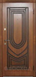 Фото стальная дверь Дверь с зеркалом и шумоизоляцией №27 с отделкой Порошковое напыление