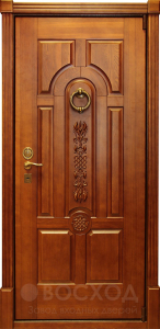 Фото стальная дверь Парадная дверь №398 с отделкой Массив дуба