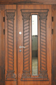 Фото стальная дверь Парадная дверь №87 с отделкой МДФ ПВХ