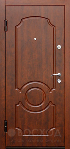 Фото  Стальная дверь МДФ №59 с отделкой Массив дуба