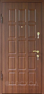Фото  Стальная дверь МДФ №79 с отделкой МДФ Шпон