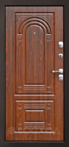 Фото  Стальная дверь МДФ №15 с отделкой Массив дуба