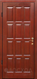 Фото  Стальная дверь МДФ №95 с отделкой Ламинат
