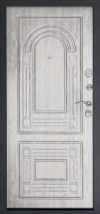 Фото  Стальная дверь МДФ №67 с отделкой Ламинат