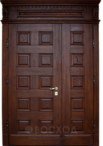Фото стальная дверь Парадная дверь №28 с отделкой МДФ ПВХ