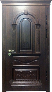 Фото стальная дверь Элитная дверь №2 с отделкой Массив дуба