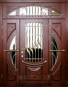 Фото стальная дверь Парадная дверь №29 с отделкой МДФ ПВХ