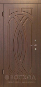 Фото  Стальная дверь МДФ №222 с отделкой Ламинат