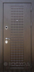 Фото стальная дверь С зеркалом №62 с отделкой Порошковое напыление