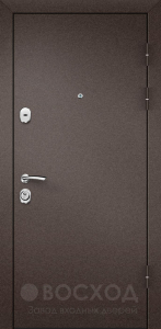 Фото стальная дверь С зеркалом и терморазрывом №102 с отделкой Порошковое напыление